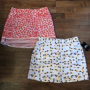 2 Women’s Golf Lady Hagen Slazenger Skorts 8 M